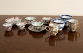 A pair of famille rose teabowl