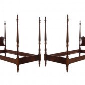 A Pair of Federal Style Mahoga