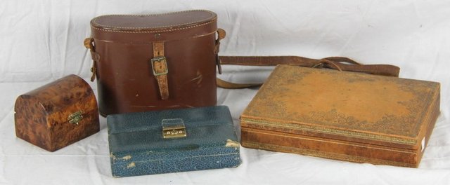 A pair of field glasses in a