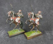 A PAIR OF FIGURAL BOOKENDSA PA