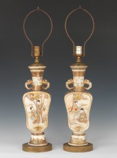 A Pair of Fine Vintage Satsuma