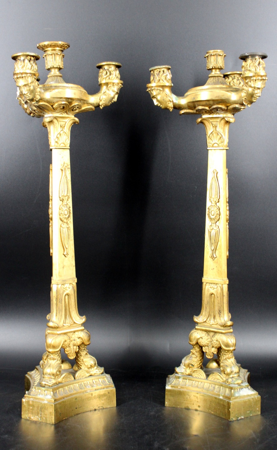 A PAIR OF FINEST QUALITY GILT