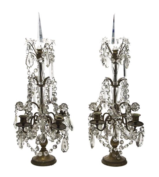 A Pair of Four-Light Girandoles