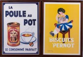 A PAIR OF FRAME ADVERTISING PO