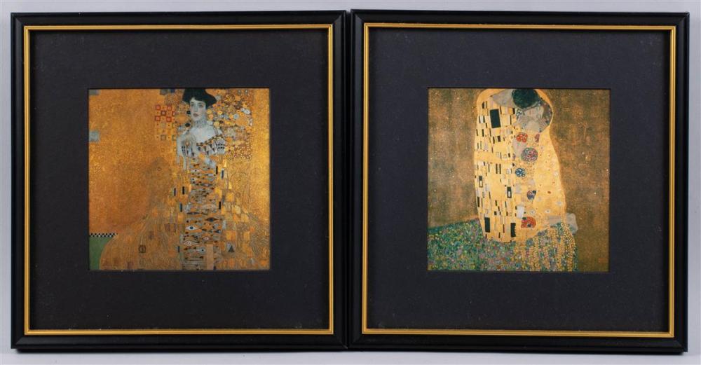 , A PAIR OF FRAMED POSTCARDS