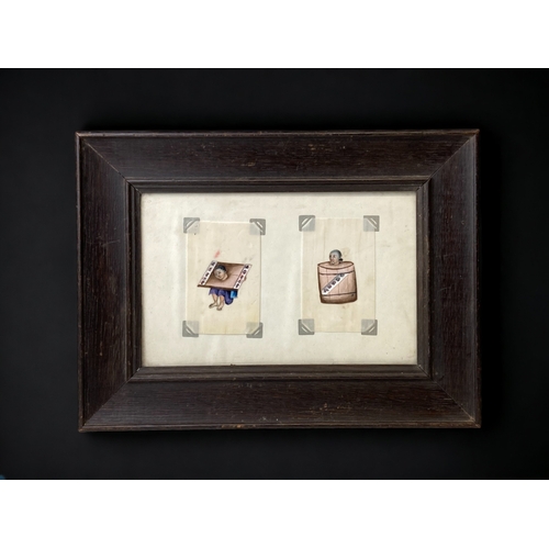 A PAIR OF FRAMED 19TH CENTURY
