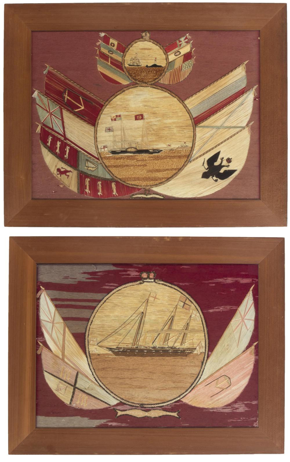 A PAIR OF FRAMED BRITISH MARITIME