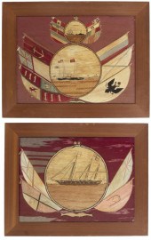 A PAIR OF FRAMED BRITISH MARIT