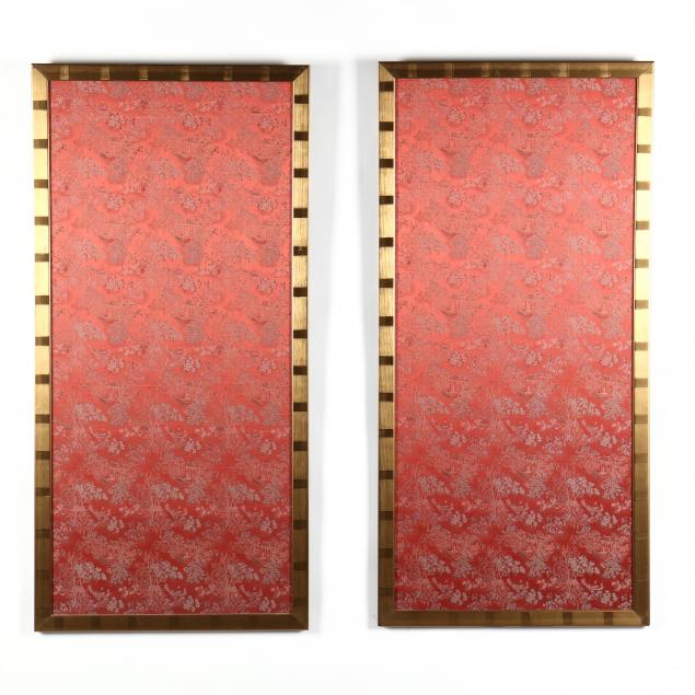 A PAIR OF FRAMED CHINESE