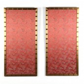 A PAIR OF FRAMED CHINESE TEXTI