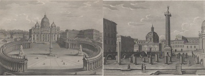 A Pair of Framed Engravings of
