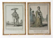 *A Pair of Framed Etchings one