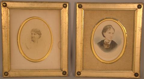 A PAIR OF FRAMED PHOTOGRAPHS OF