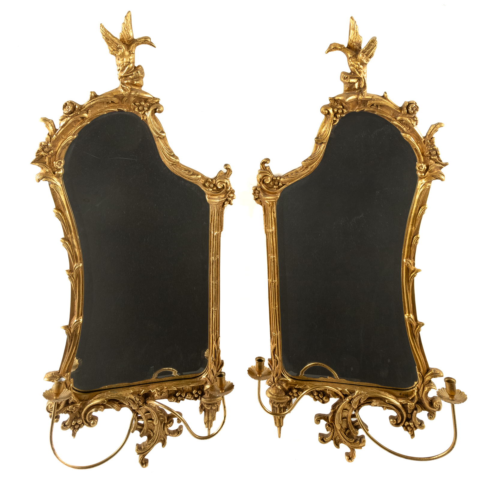 A PAIR OF FREIDMAN BROS. GILTWOOD