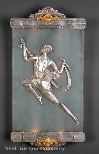 A Pair of French Art Deco Molded
