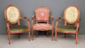 A pair of French beechwood fra
