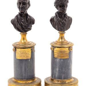 A Pair of French Bronze and