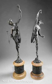 A Pair of French Bronzes of Me