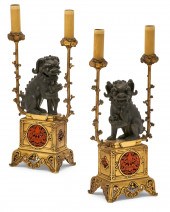 A PAIR OF FRENCH CHINOISERIE T