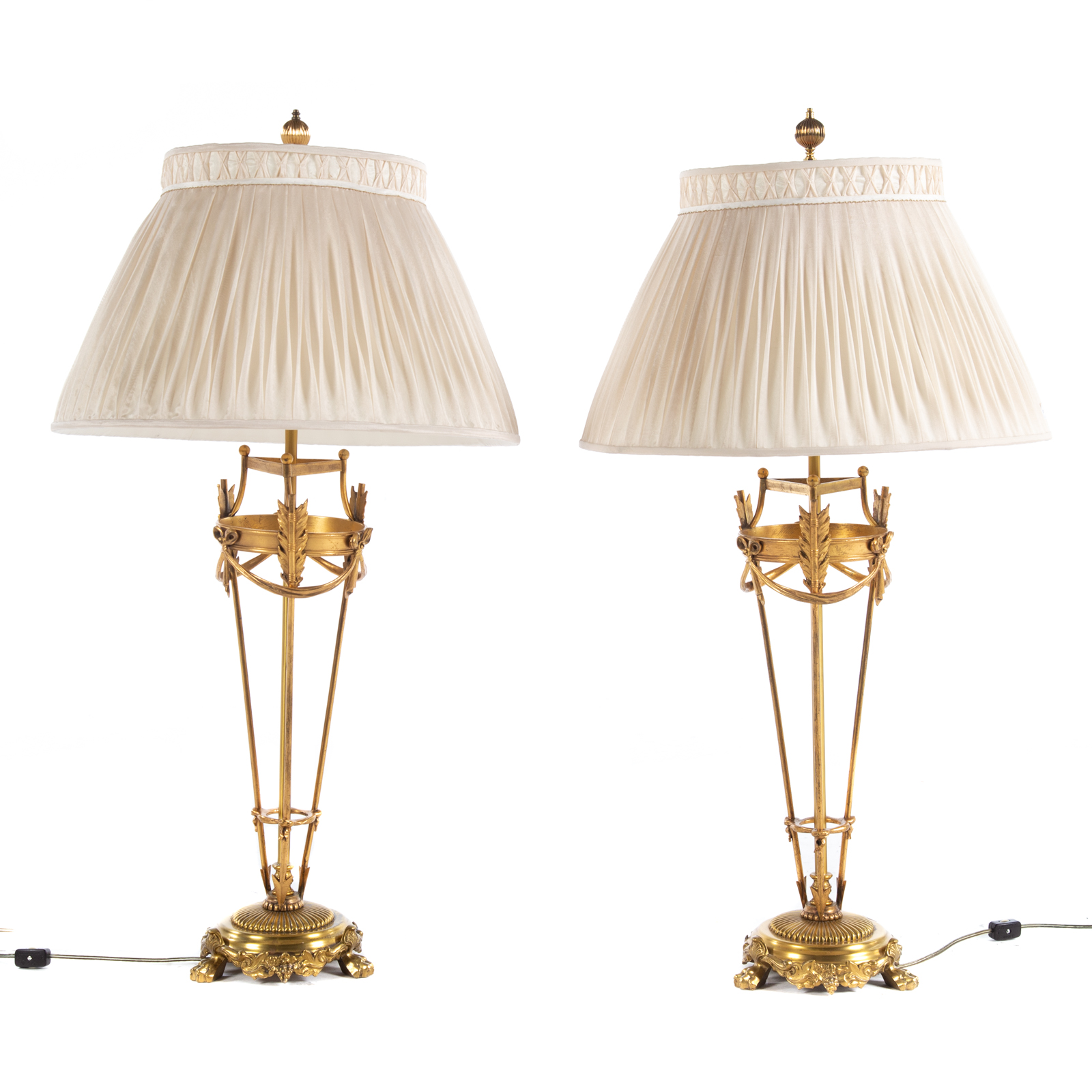 A PAIR OF FRENCH CLASSICAL STYLE