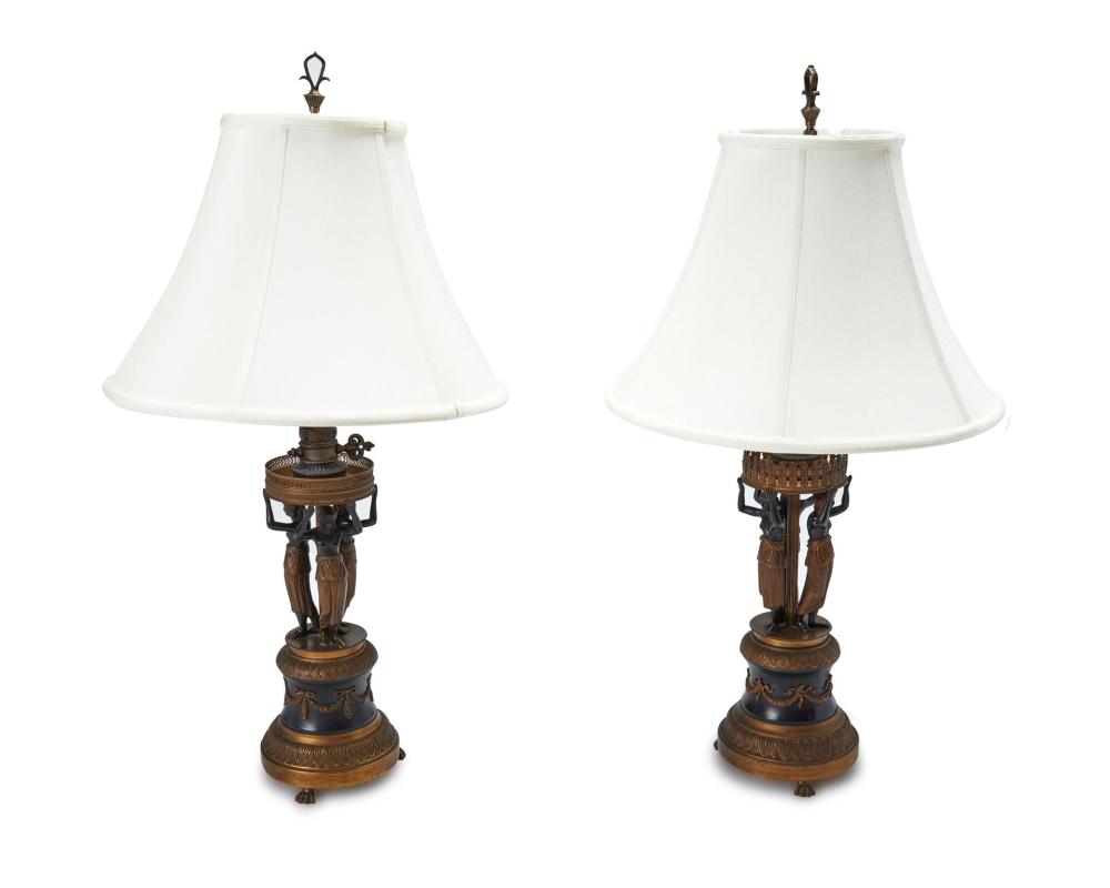 A PAIR OF FRENCH EMPIRE-STYLE