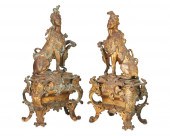 A PAIR OF FRENCH EMPIRE-STYLE