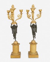 A PAIR OF FRENCH EMPIRE-STYLE