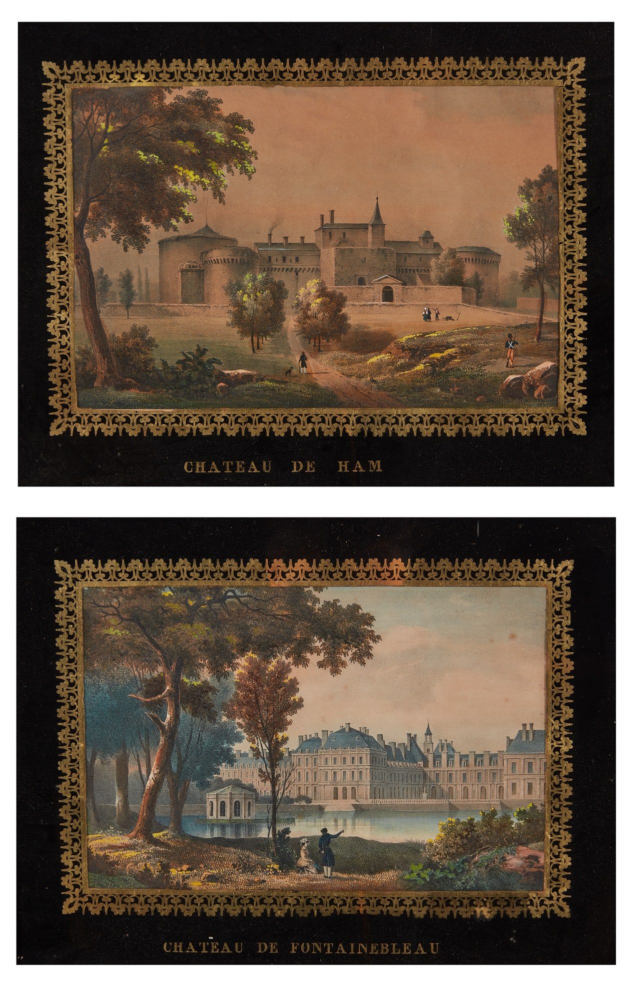 A PAIR OF FRENCH ENGRAVINGS IN