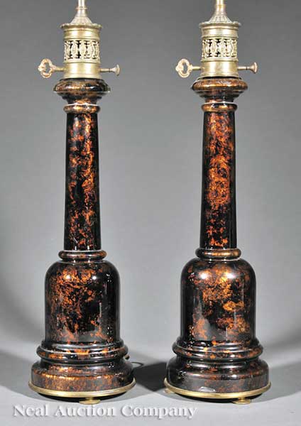 A Pair of French Faux Tortoiseshell