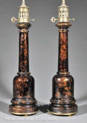 A Pair of French Faux Tortoise
