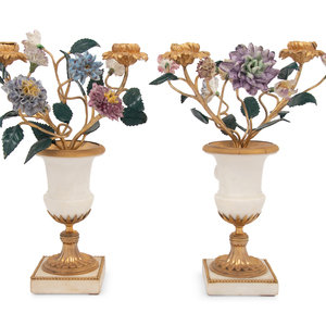 A Pair of French Gilt Bronze,