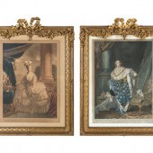 A Pair of French Gilt Bronze F