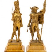 A Pair of French Gilt Bronze M