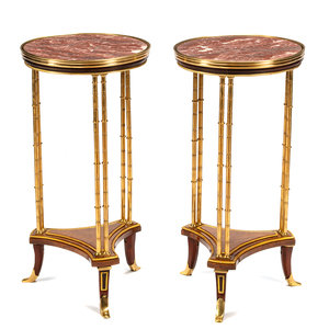 A Pair of French Gilt Bronze