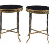A Pair of French Gilt Bronze,