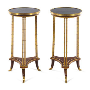 A Pair of French Gilt Bronze