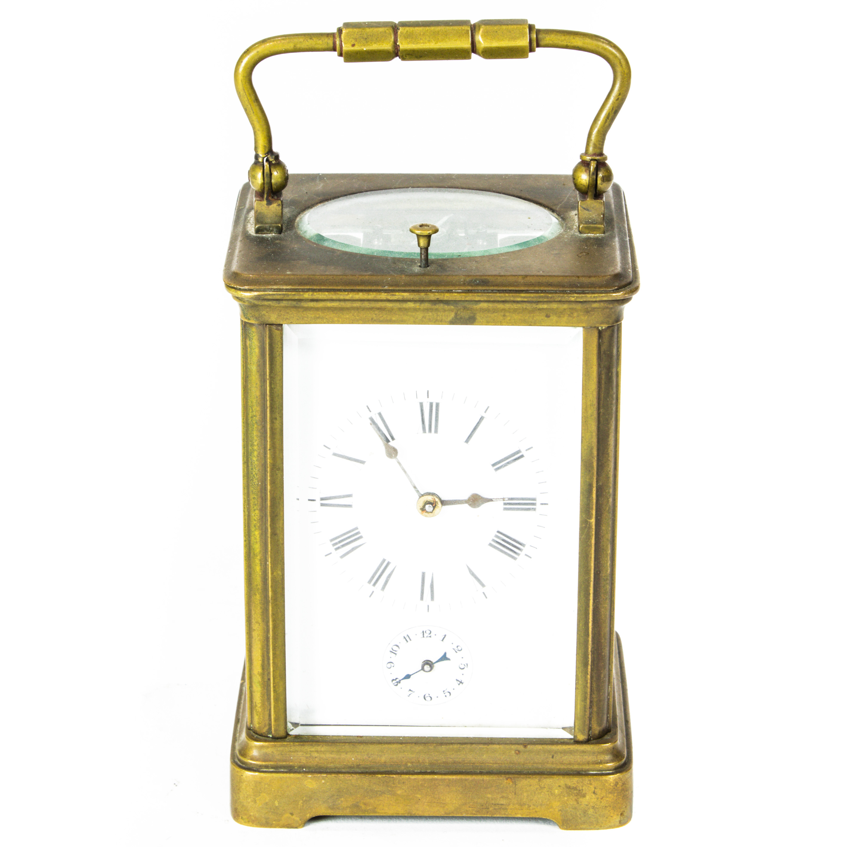 A PAIR OF FRENCH GILT BRASS