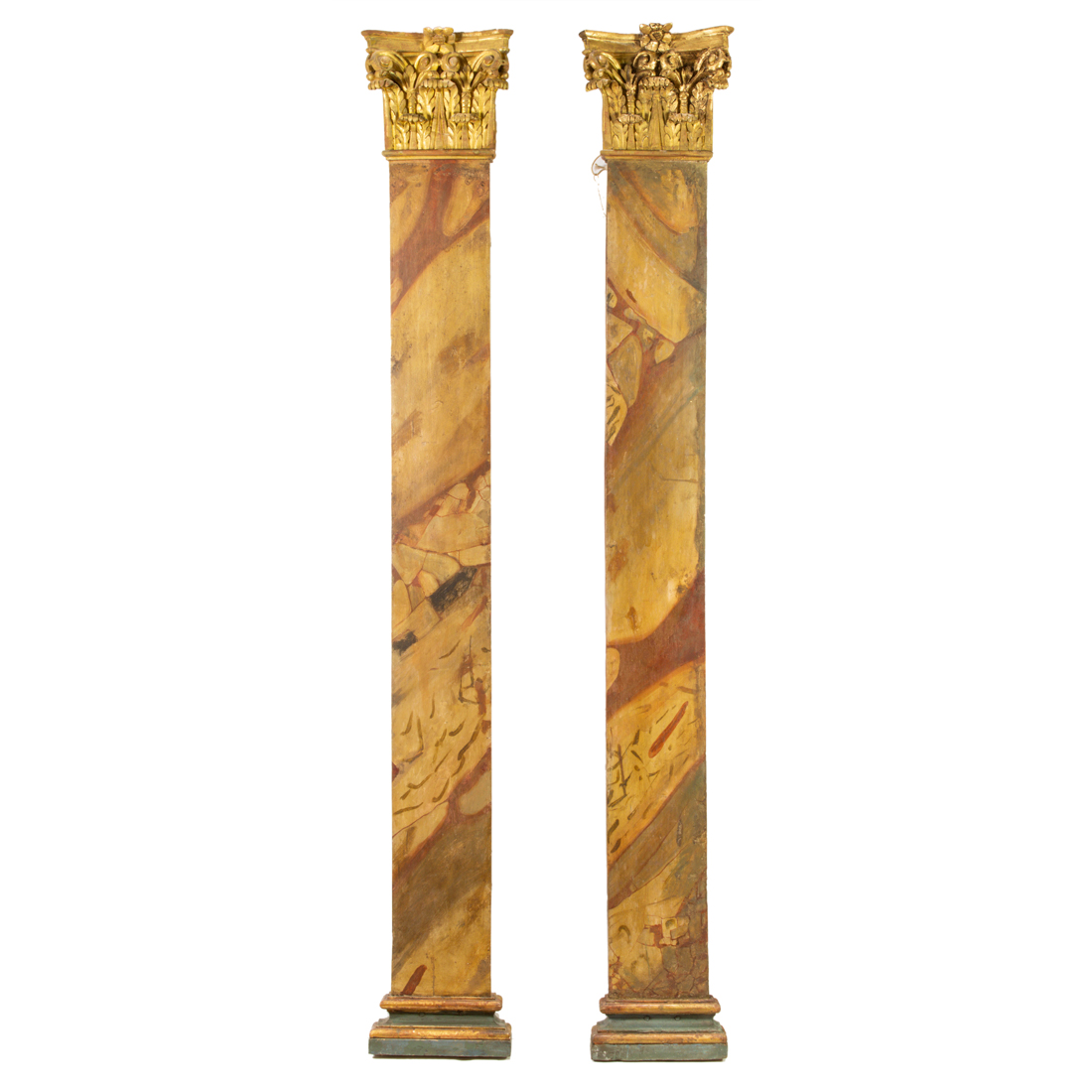 A PAIR OF FRENCH GILTWOOD CARVED