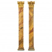 A PAIR OF FRENCH GILTWOOD CARV