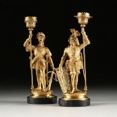 A PAIR OF FRENCH GOTHIC REVIVA