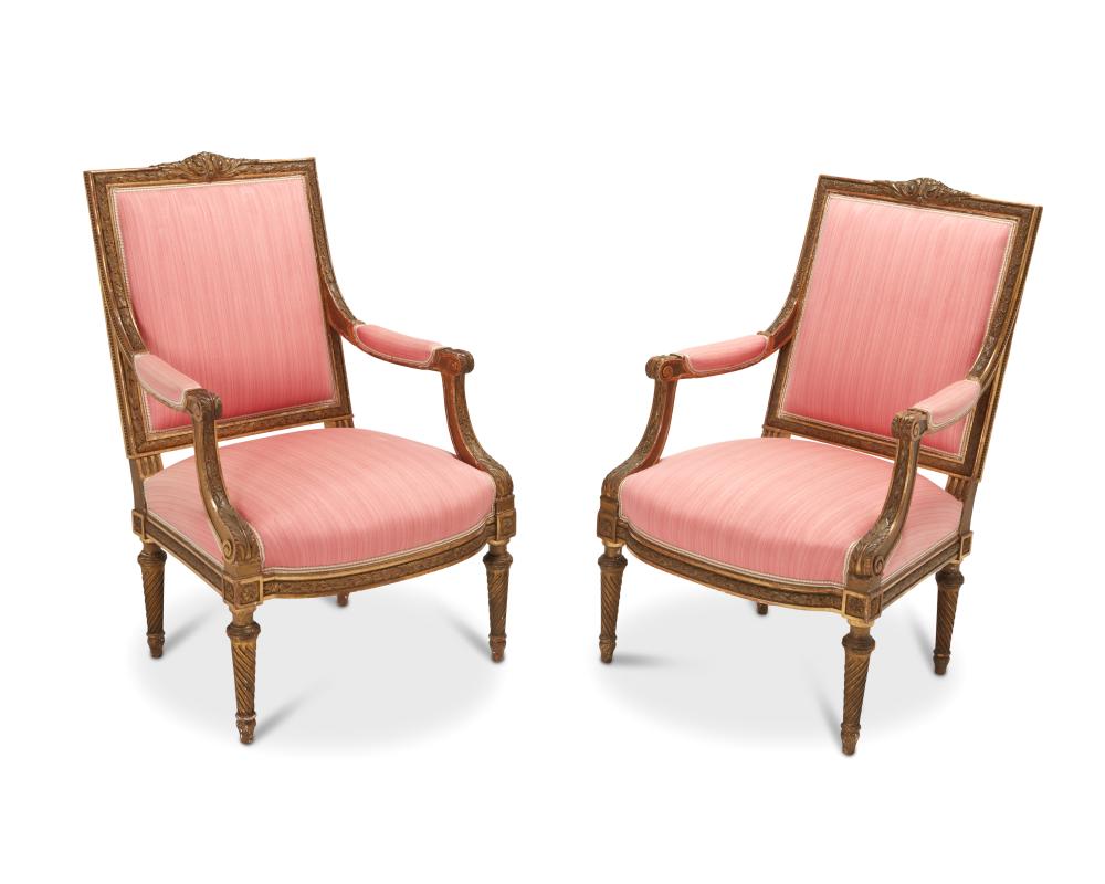 A PAIR OF FRENCH LOUIS XVI-STYLE