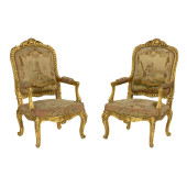 A PAIR OF FRENCH LOUIS XV STYL