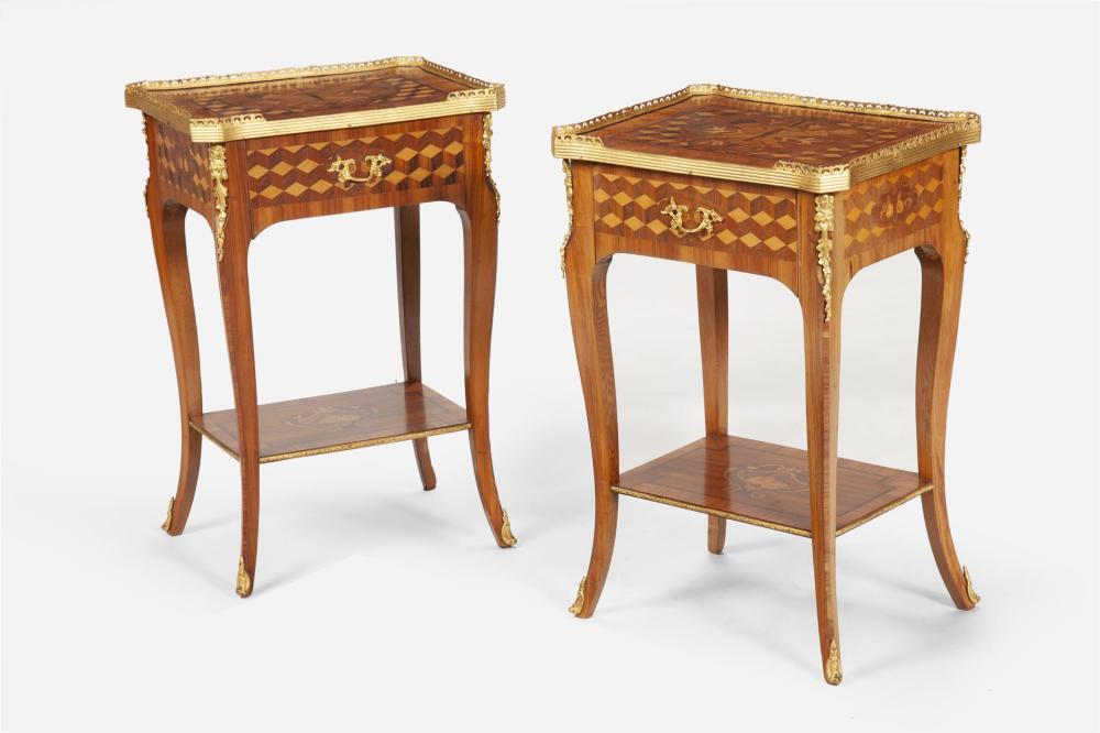 A PAIR OF FRENCH-LOUIS-XV-STYLE