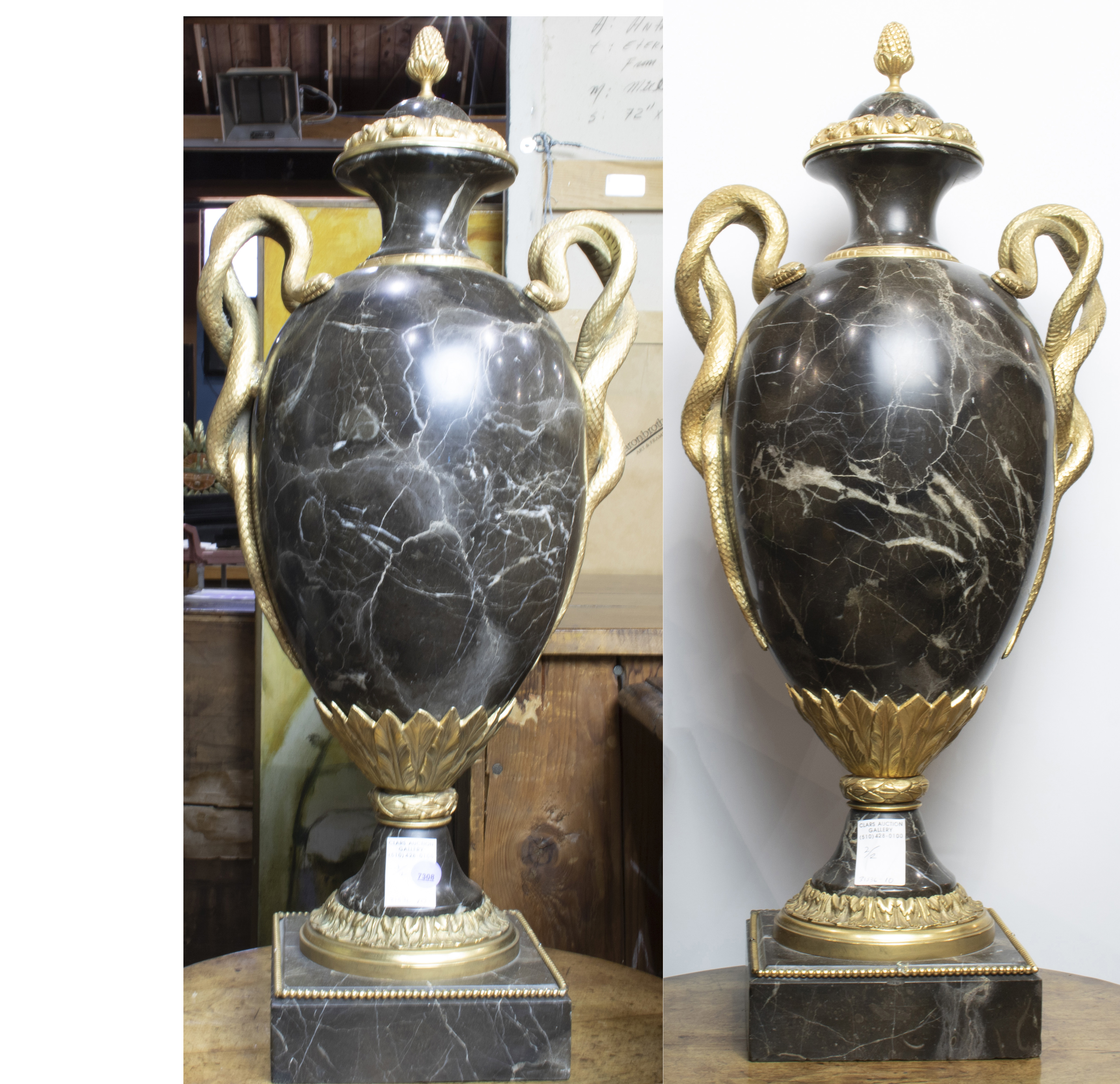 A PAIR OF FRENCH NEOCLASSICAL STYLE