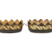 A Pair of French Painted Tole