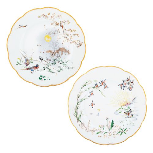 A PAIR OF FRENCH PORCELAIN