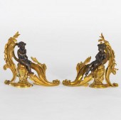 A PAIR OF FRENCH ROCOCO STYLE