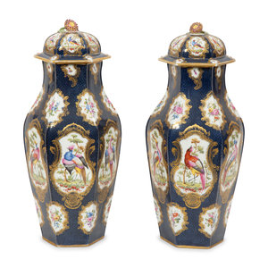 A Pair of French Samson Porcelain