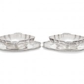 A Pair of French Silver Sauce