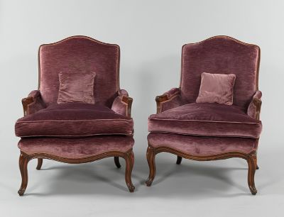 A Pair of French Style Bergere